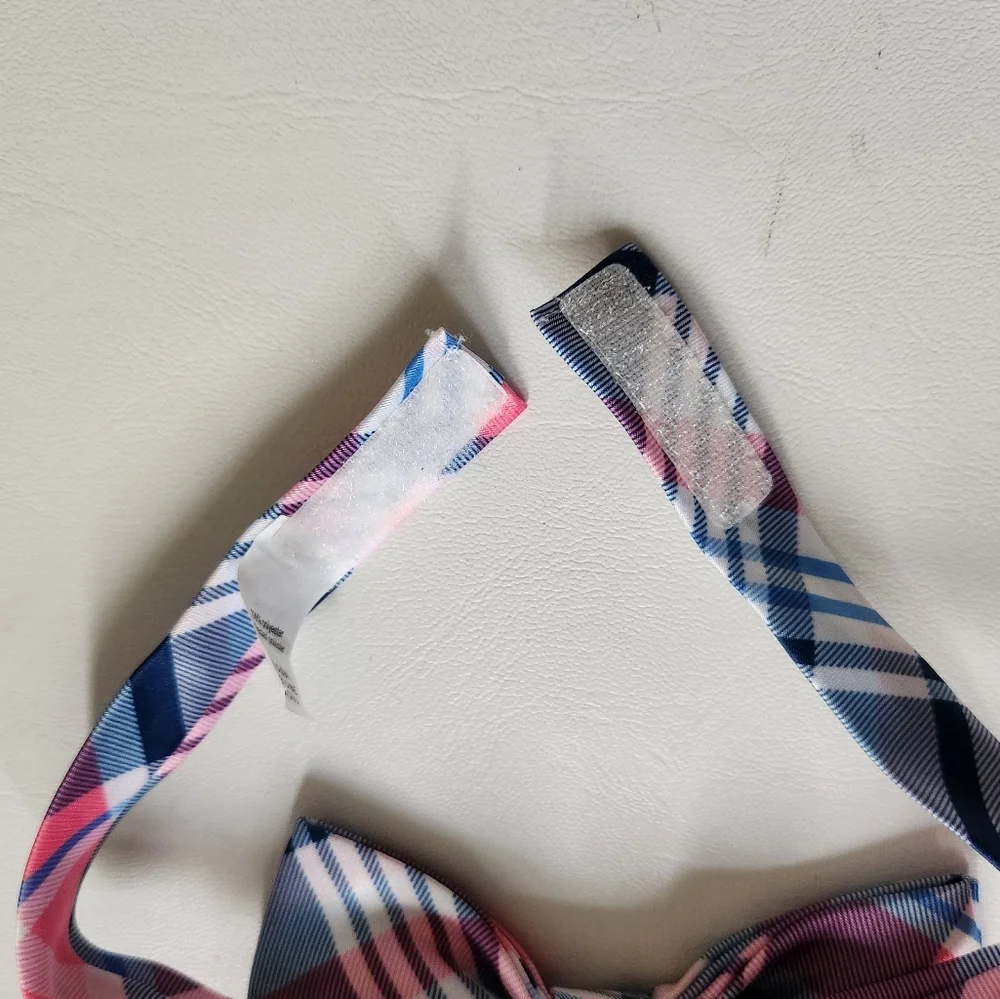 Plaid Kids Bow Tie